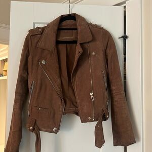 BlankNYC Tam Suede Moto Jacket